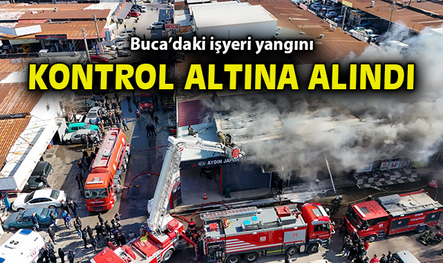 Buca’daki işyeri yangını kontrol altına alındı