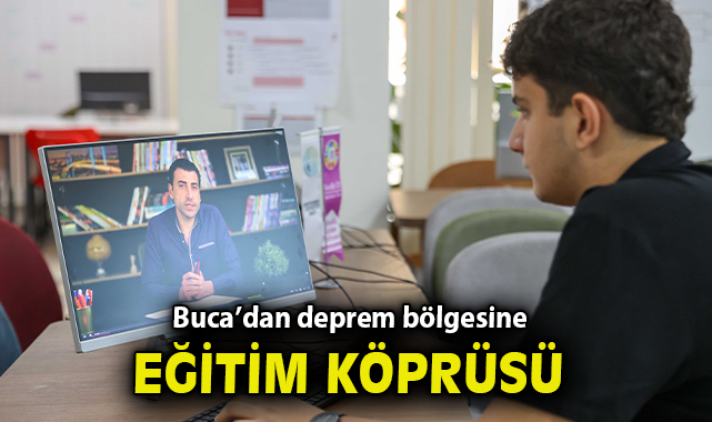 Buca’dan deprem bölgesine eğitim köprüsü