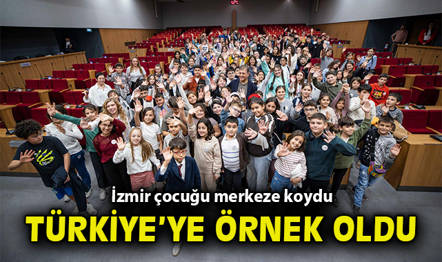 İzmir çocuğu merkeze koydu, Türkiye’ye örnek oldu