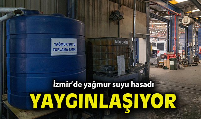 İzmir’de yağmur suyu hasadı yaygınlaşıyor