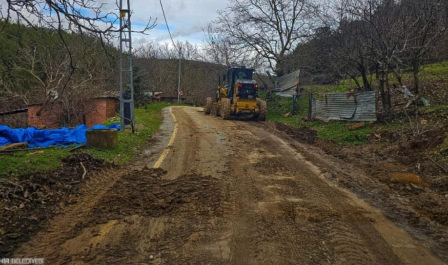 Kuvvetli yağışların ardından kırsalda yoğun müdahale