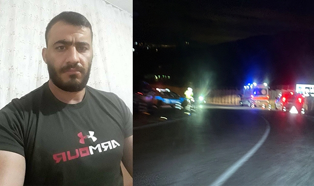 Motosikletlinin acı sonu... Duvara çarptı!