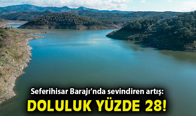 Seferihisar Barajı’nda sevindiren artış: Doluluk %28’e yükseldi