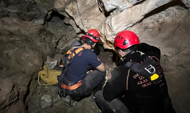 Selçuk’ta mağarada 9 saatlik kurtarma seferberliği