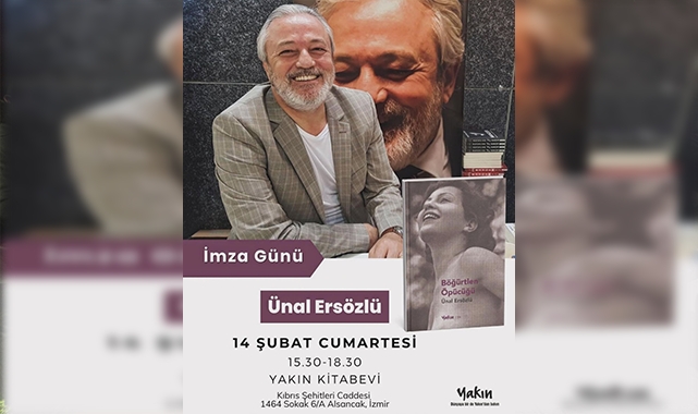 Ünal Ersözlü 'Böğürtlen Öpücüğü' kitabıyla okuyucularıyla buluşacak