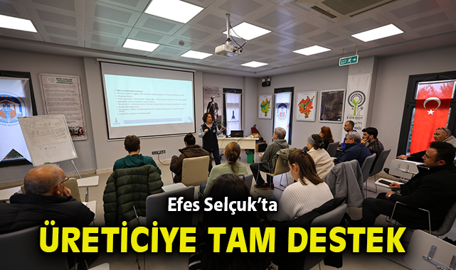  ÜRETİCİYE TAM DESTEK: EFES SELÇUK’TA SALEP EĞİTİMİ DÜZENLENDİ