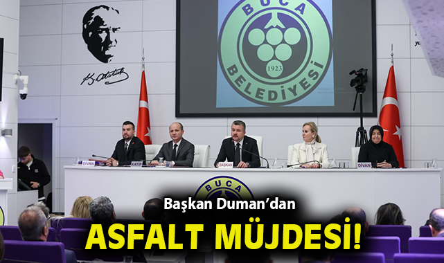 Başkan Duman’dan asfalt müjdesi
