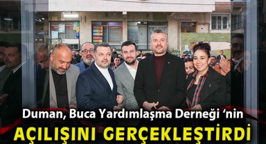 Başkan Görkem Duman, Buca Yardımlaşma Derneği ‘nin açılışını gerçekleştirdi