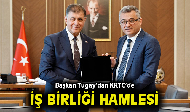 Başkan Tugay’dan KKTC’de iş birliği hamlesi: Lefkoşa’ya spor parkı desteği