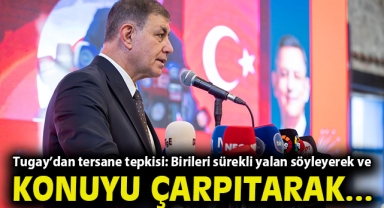 Başkan Tugay’dan tersane tepkisi: Birileri sürekli yalan söyleyerek ve konuyu çarpıtarak…