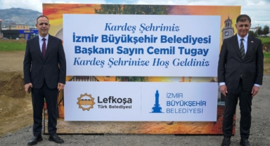 Başkan Tugay kardeş şehir Lefkoşa’da