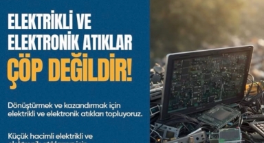 Bayraklı’da elektronik atıklar çöpe gitmiyor