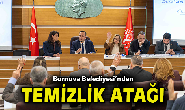 Bornova Belediyesi’nden temizlik atağı