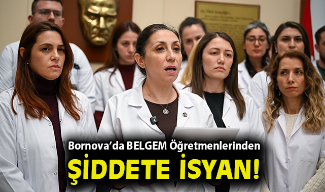 Bornova’da BELGEM Öğretmenlerinden Şiddete İsyan:Bir öğretmeni daha kaybetmeyeceğiz!