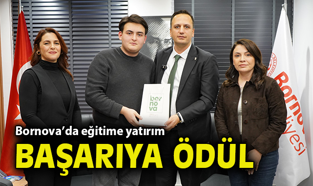 Bornova’da eğitime yatırım, başarıya ödül