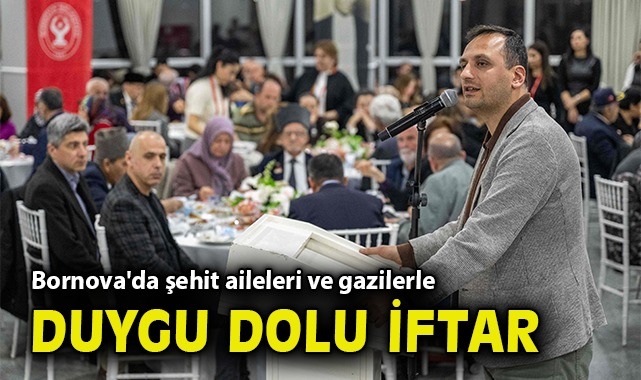 Bornova'da şehit aileleri ve gazilerle duygu dolu iftar
