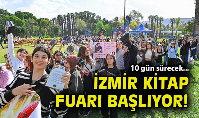 İZKİTAP – 7. İzmir Kitap Fuarı 17–26 Nisan’da Kültürpark’ta