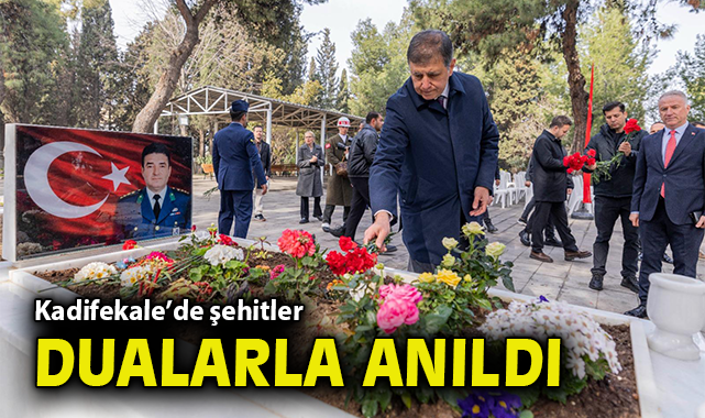 Kadifekale’de şehitler dualarla anıldı