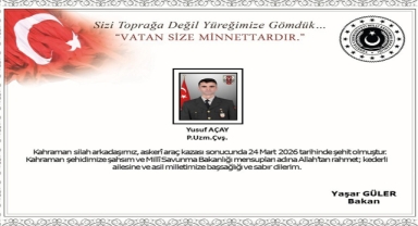 MSB duyurdu: Ağrı’daki kazada 1 asker şehit oldu