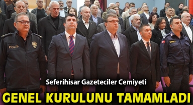 Seferihisar Gazeteciler Cemiyeti genel kurulunu tamamladı: İnanç Karabulut güven tazeledi