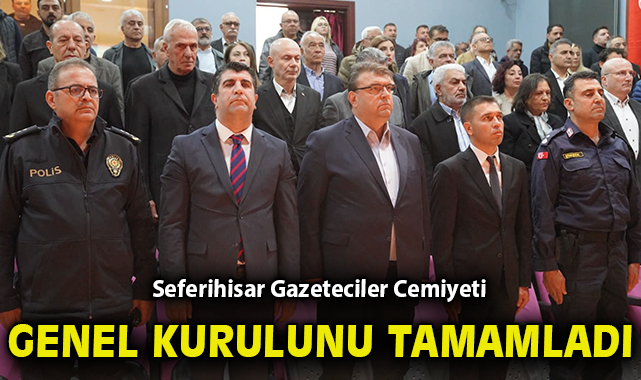 Seferihisar Gazeteciler Cemiyeti genel kurulunu tamamladı: İnanç Karabulut güven tazeledi