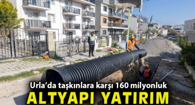 Urla’da taşkınlara karşı 160 milyon liralık altyapı yatırımı