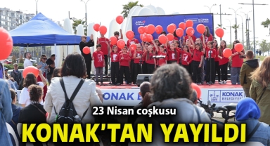 23 Nisan coşkusu Konak’tan yayıldı: Çocuk Şenliği’ne yoğun ilgi