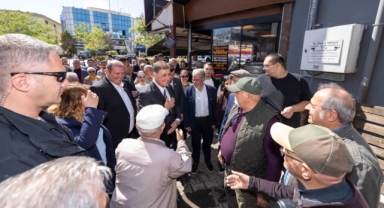 Başkan Tugay'dan Menderes'e teşekkür turu