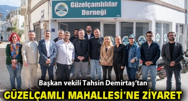 BAŞKAN VEKİLİ TAHSİN DEMİRTAŞ’TAN GÜZELÇAMLI MAHALLESİ’NE KAPSAMLI ZİYARET