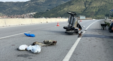Bayındır'da otomobille çarpışan motosikletli yaralandı