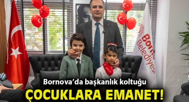 Bornova’da başkanlık koltuğu çocuklara emanet