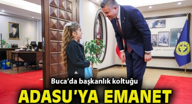 Buca’da başkanlık koltuğu Adasu’ya emanet edildi