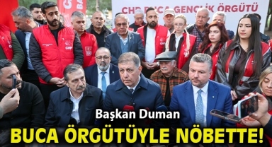 Buca Meslek Fabrikası için nöbet tuttu