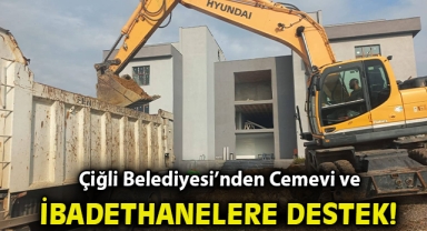 Çiğli Belediyesi’nden Cemevi ve İbadethanelere Destek