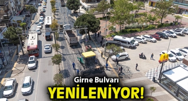 Girne Bulvarı yenileniyor