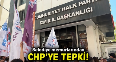 İzmir'de belediye memurları CHP'nin kapısına dayandı