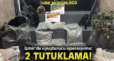 İzmir'de uyuşturucu operasyonu: 2 tutuklama