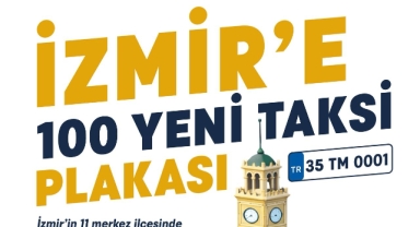 İzmir’in kent merkezine 100 yeni taksi