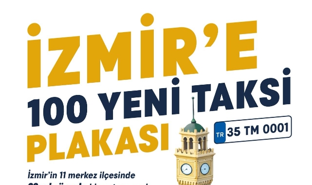 İzmir’in kent merkezine 100 yeni taksi