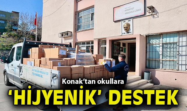 Konak’tan okullara ‘hijyenik’ destek