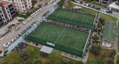 Menderes’te Minik Kramponlar Sahaya Çıktı