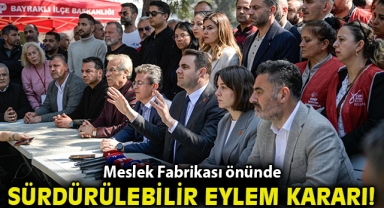 Meslek Fabrikası önünde sürdürülebilir eylem kararı