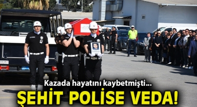 Şehit Polis Serkan Hızlı, İzmir'den dualarla uğurlandı