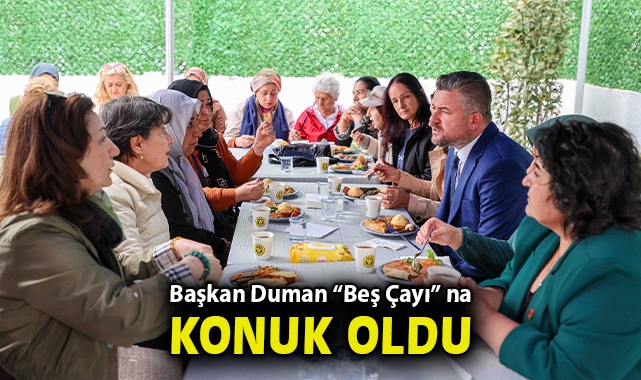 Başkan Görkem Duman, “Beş Çayı” na konuk oldu