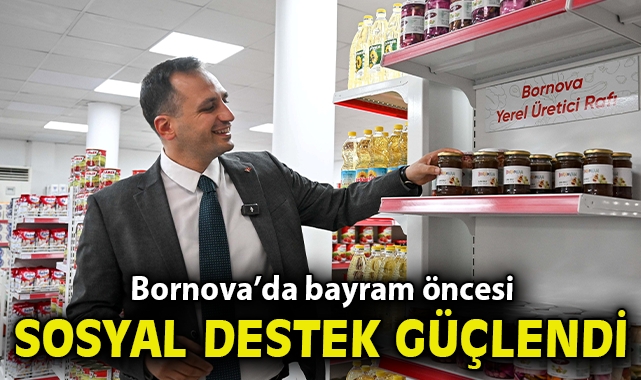 Bornova’da bayram öncesi sosyal destek güçlendi
