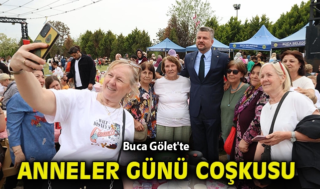 Buca Gölet'te Anneler Günü coşkusu