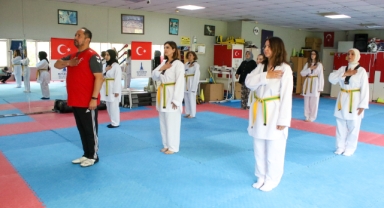Büyükşehir’in tekvando kursuna kadınlardan yoğun ilgi