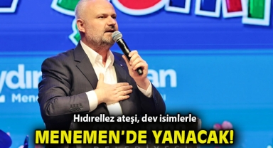 Hıdırellez ateşi, dev isimlerle Menemen’de yanacak
