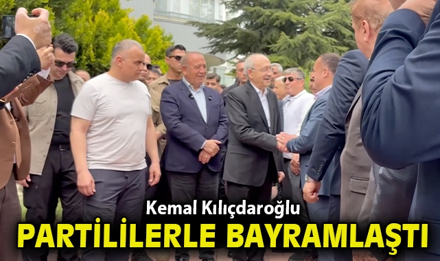 Kılıçdaroğlu partililerle bayramlaştı