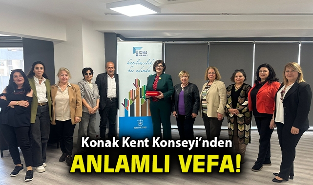 Konak Kent Konseyi’nden Anlamlı Vefa